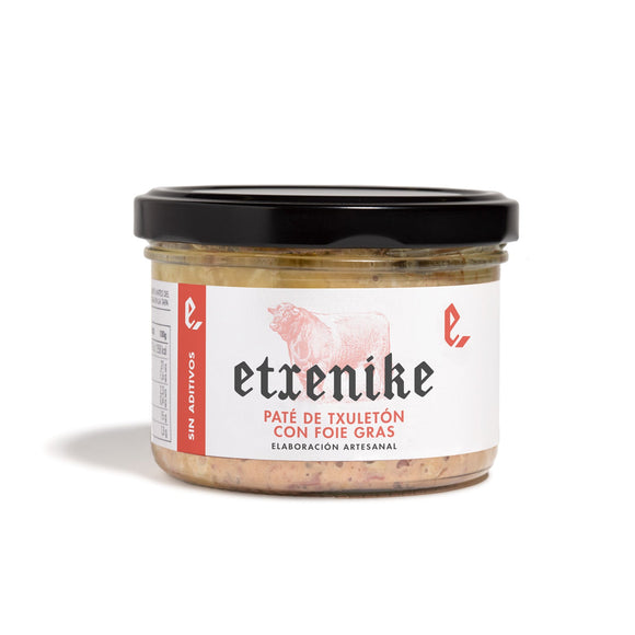 Paté de txuletón con foie gras 180g
