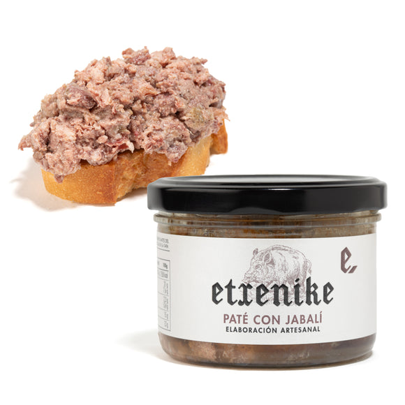 PATÉ CON JABALÍ (Tarro)